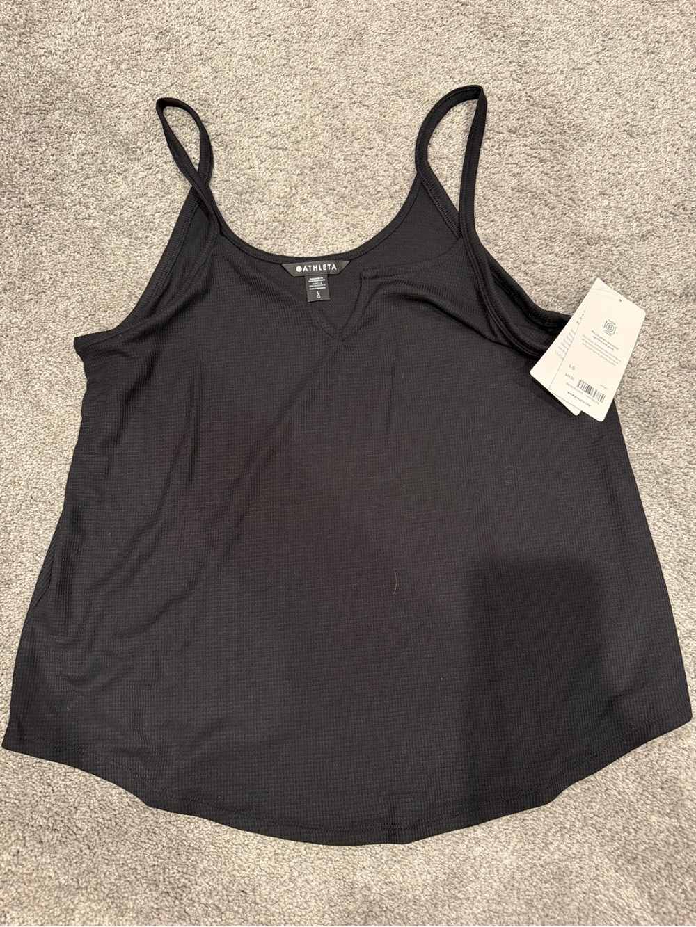 Athleta BLACK TANK TOP. SZ MED AND LARGE.